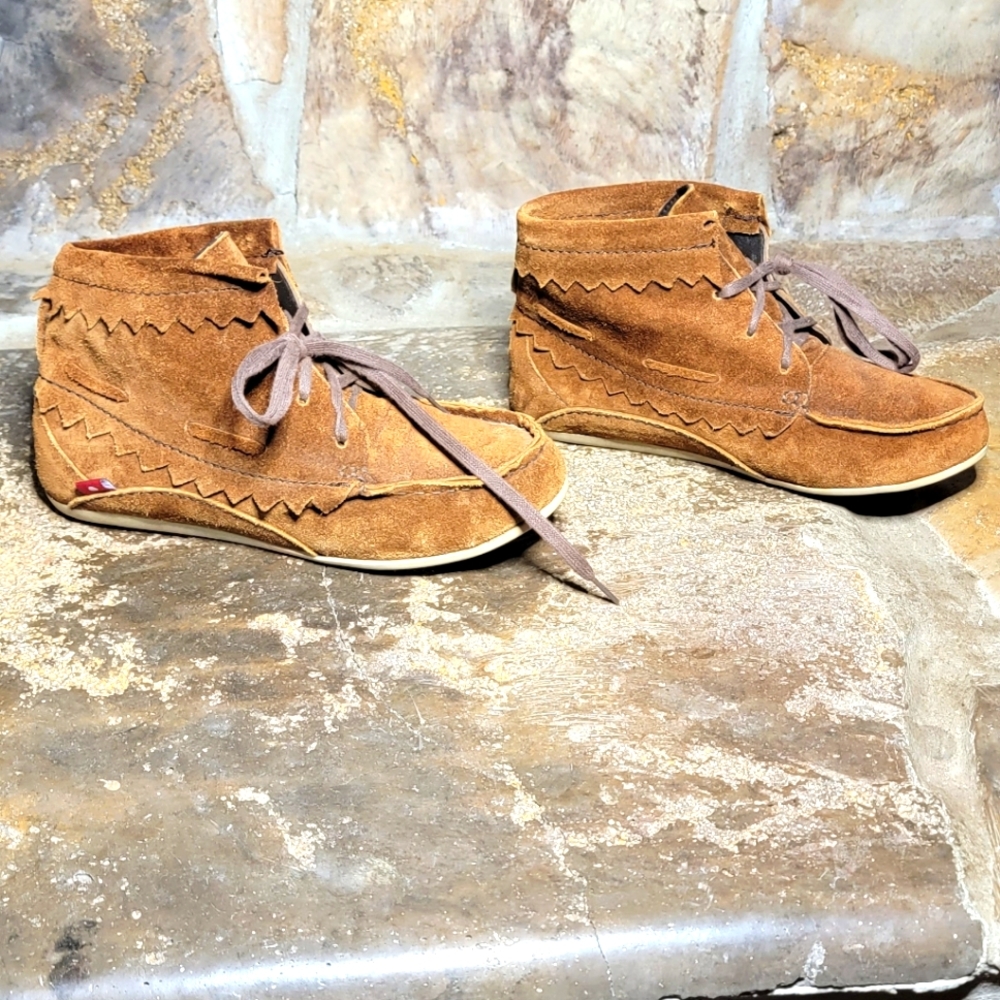 Oliberte brown suede shoes